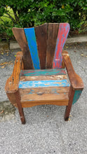 Reclaimed Boat Wood Adirondack Style Chair