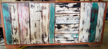 Reclaimed Boat Wood Dresser with Mirror