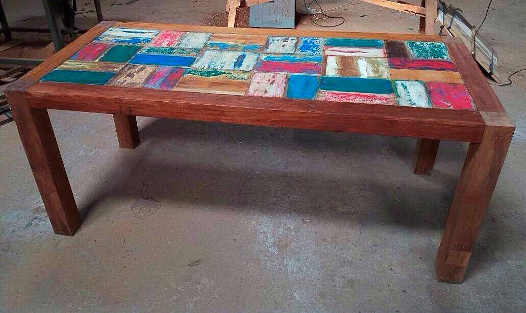 Reclaimed Boat Wood Coffee Table